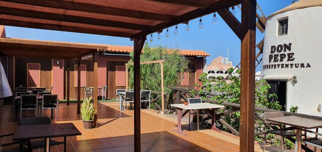 Terraza zona de fumadores