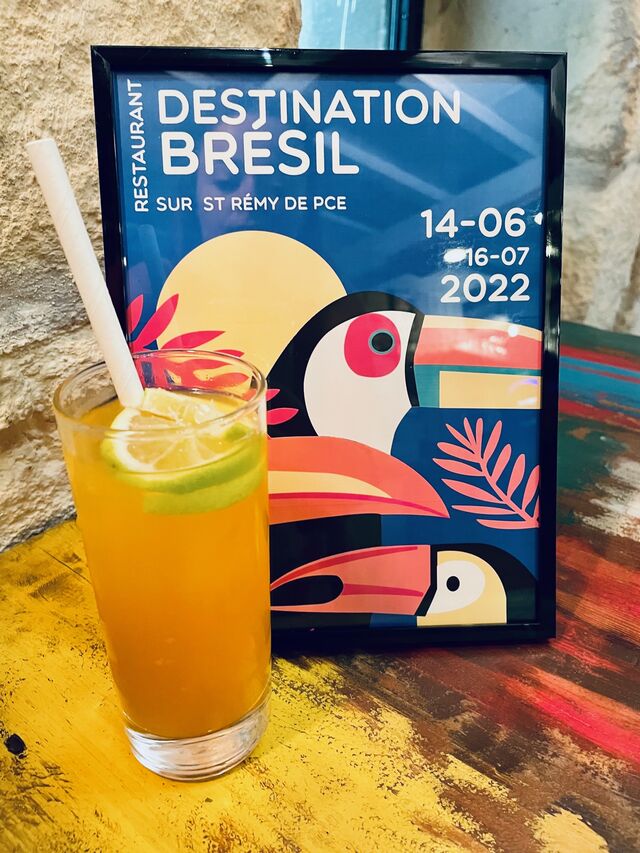 Cocktail sans Alcool Ipanema (Passion, Boisson gingembre, lime)