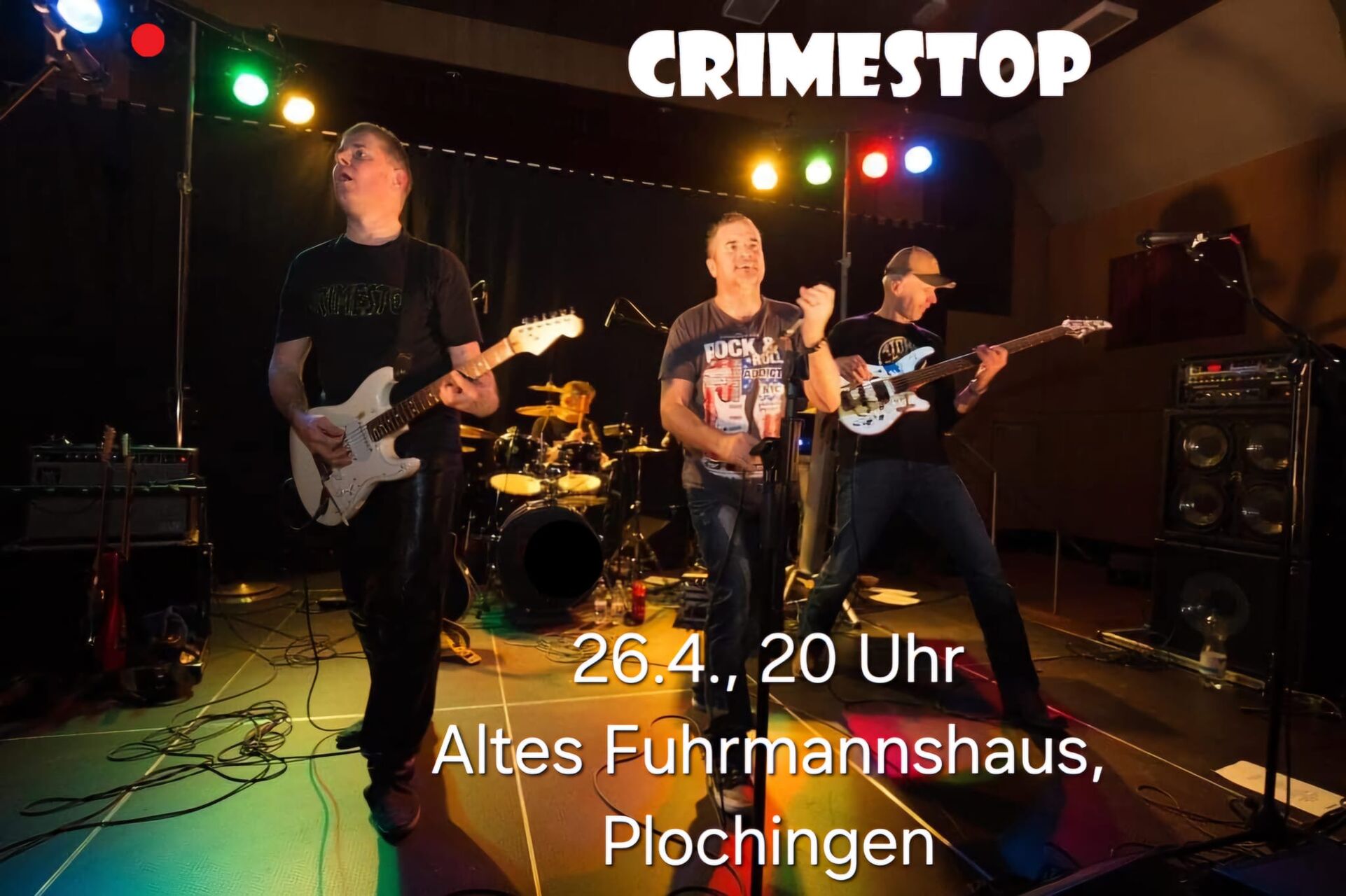 "CRIMESTOP" am 26.04.25, Samstag