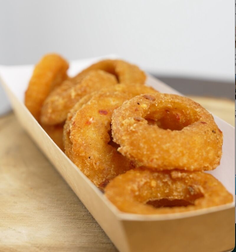 Aros de cebolla picantes - Snacks en Eddy's Street Food Guardamar del Segura