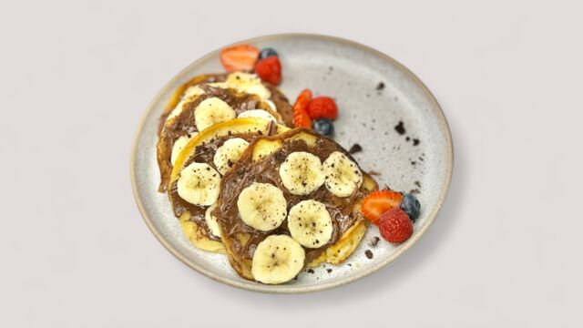 Nutellás-banános amerikai palacsinta