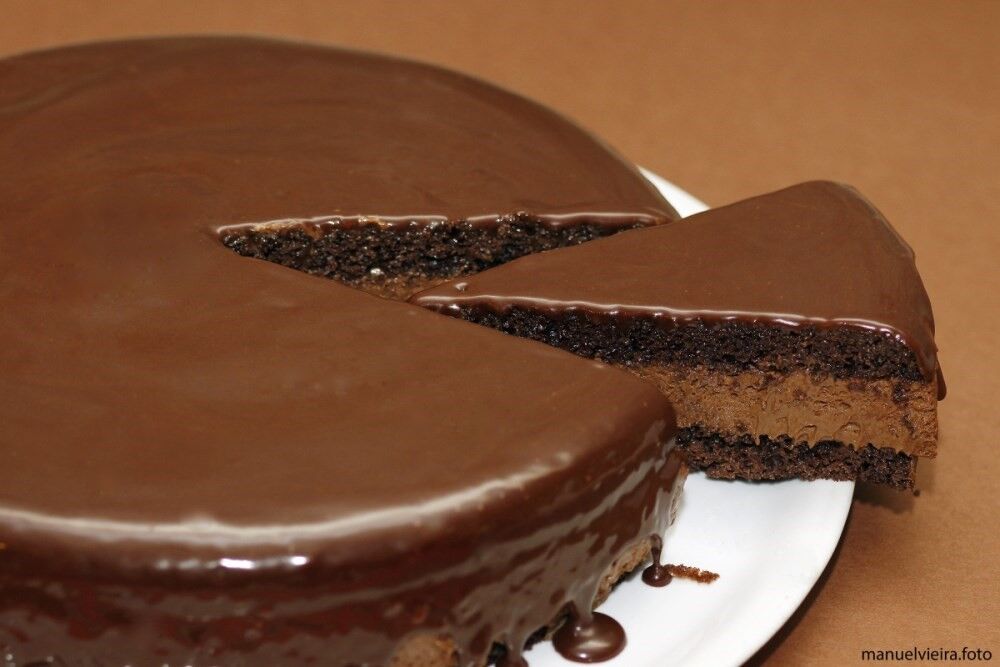 Bolo Mousse de Chocolate