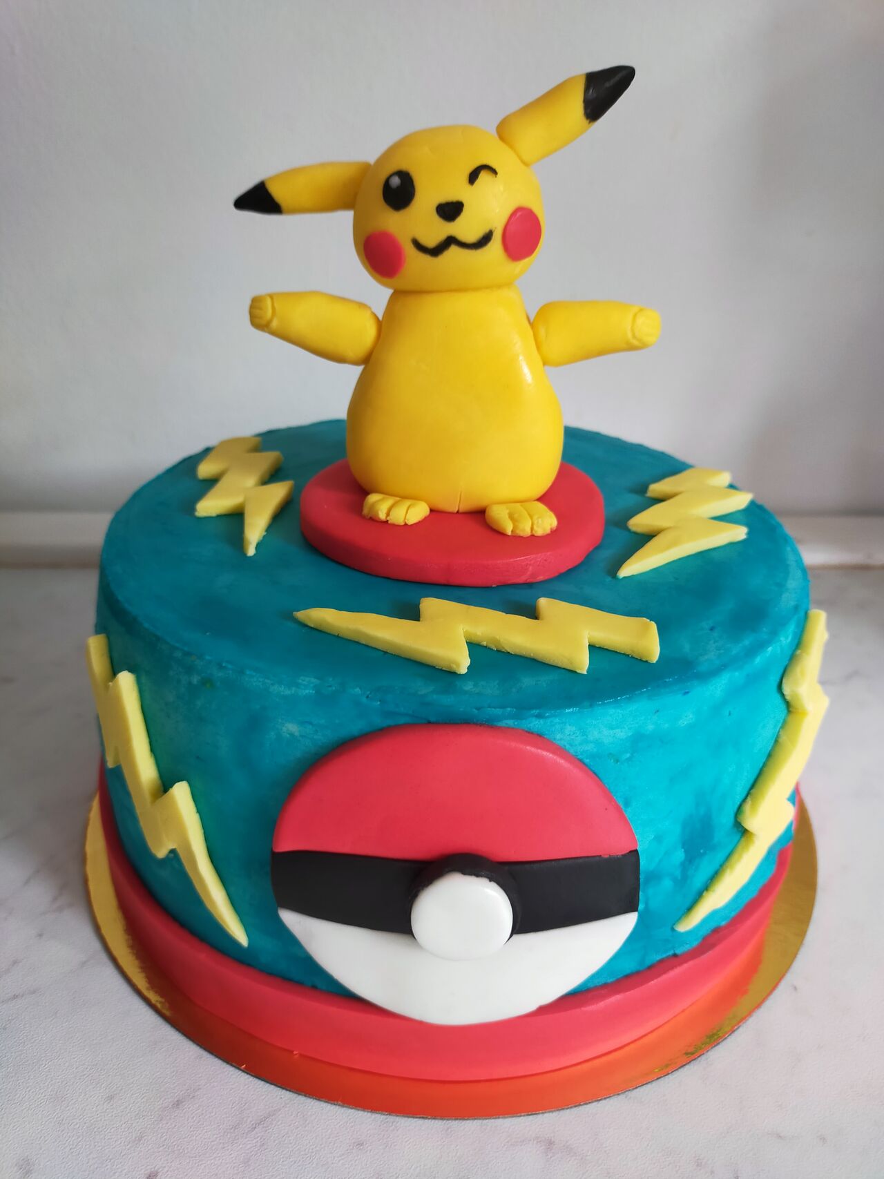 Cake design Pikachu