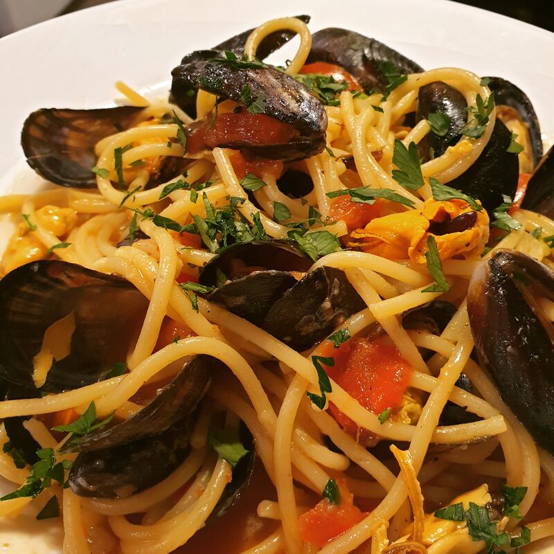 Spaghetti con cozze 