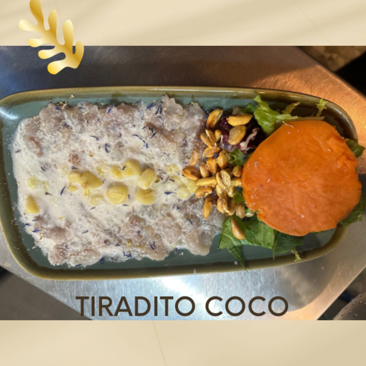 Au menu : le tiradito de coco