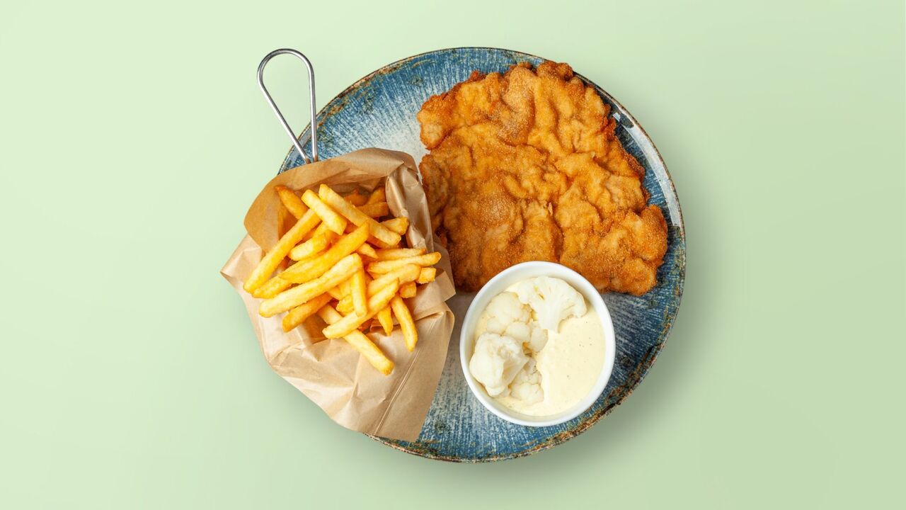 Schnitzel Blumenkohl