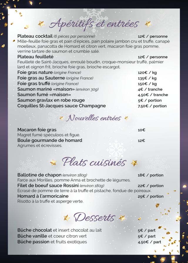 plaquette de noël 2021 avec nos nouveau a venir découvrir