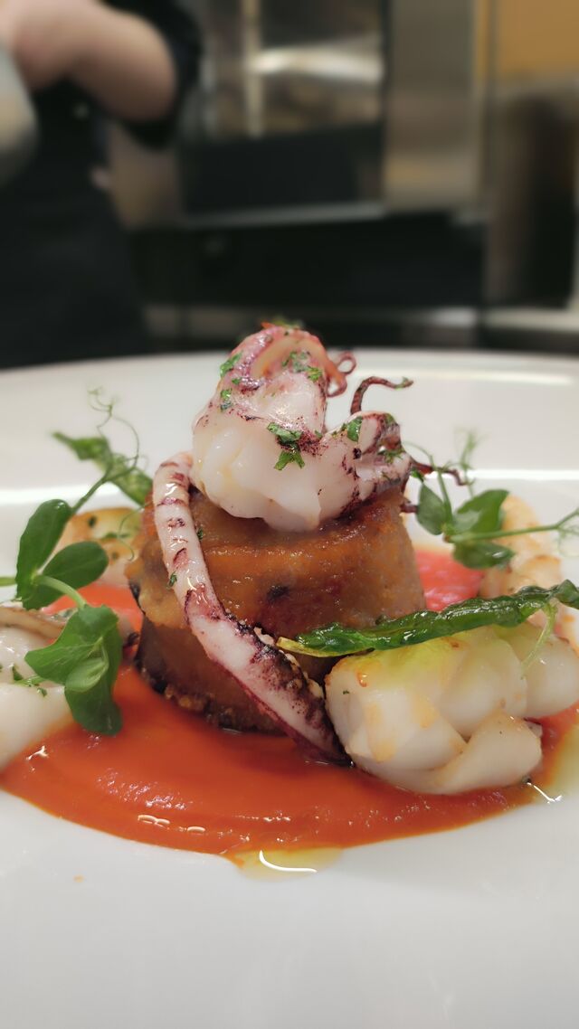 Parmigiana e Calamari