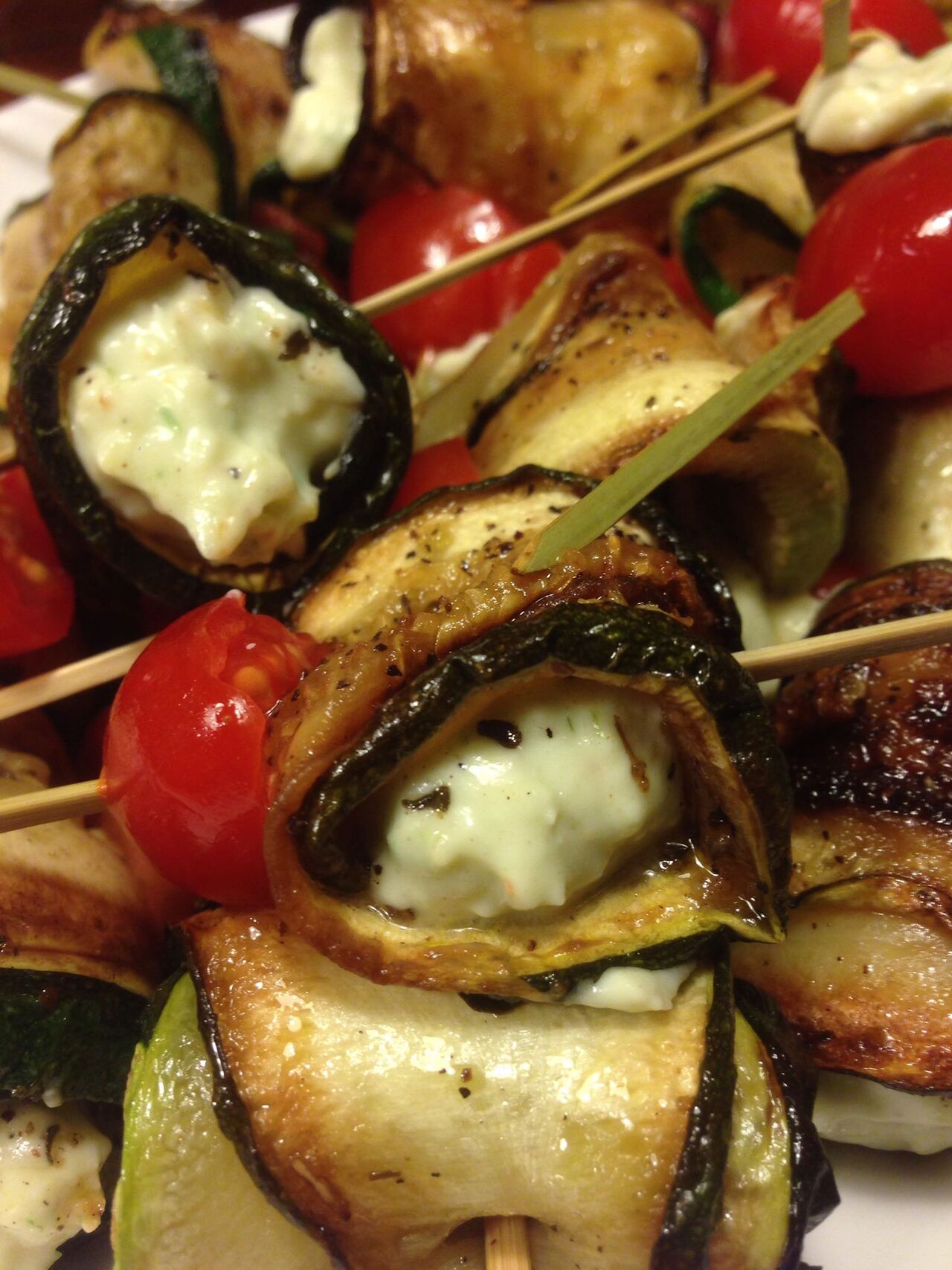 Bouchées courgettes - chèvre