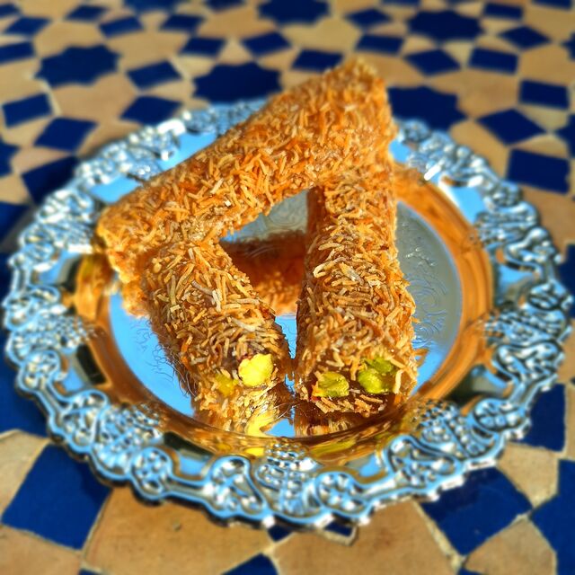 Loukoum pistaches-cheveux d'ange