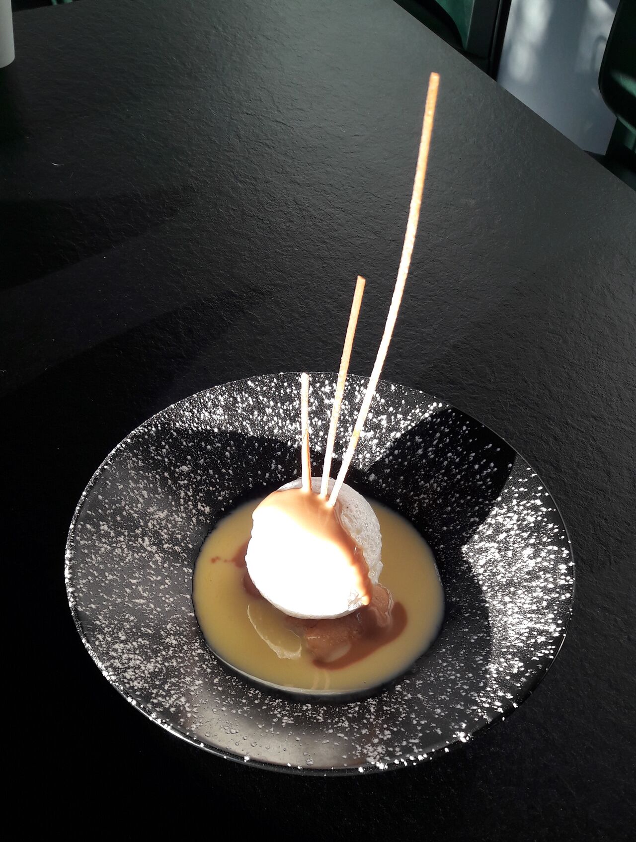 Île flottante au caramel salé maison