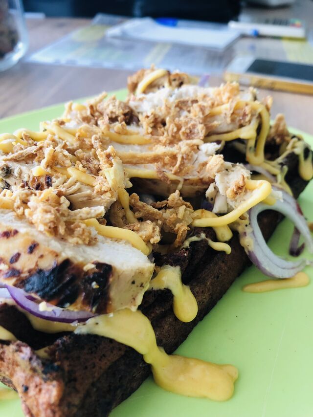 Gaufre poulet
