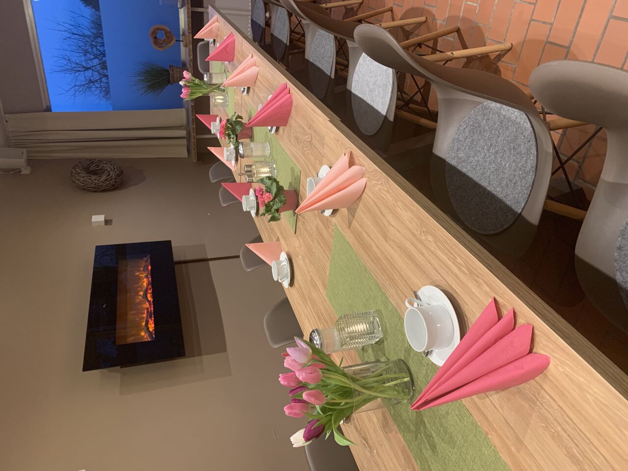 Frühstück im kleinen Familienkreis