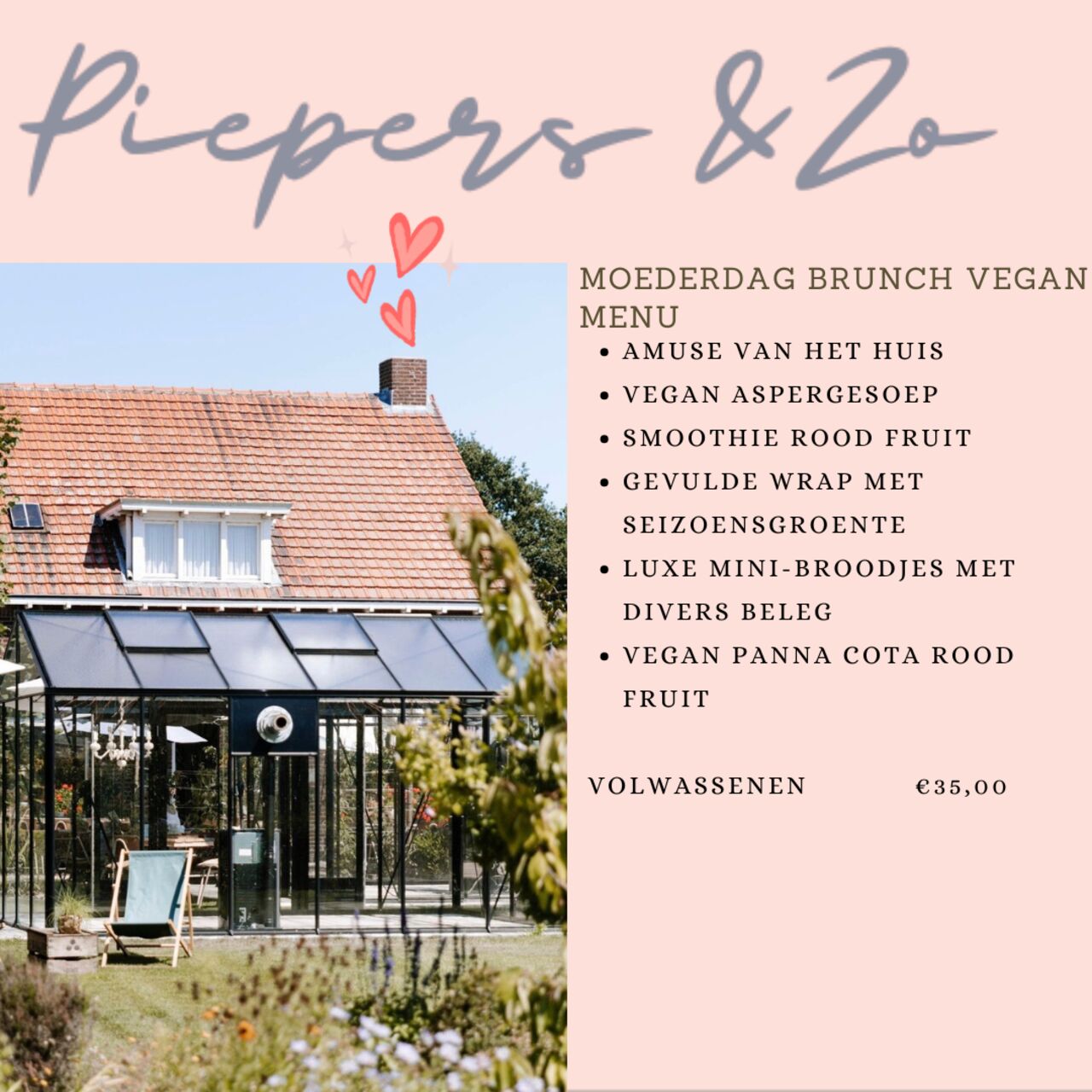 Moederdag brunch Vegan