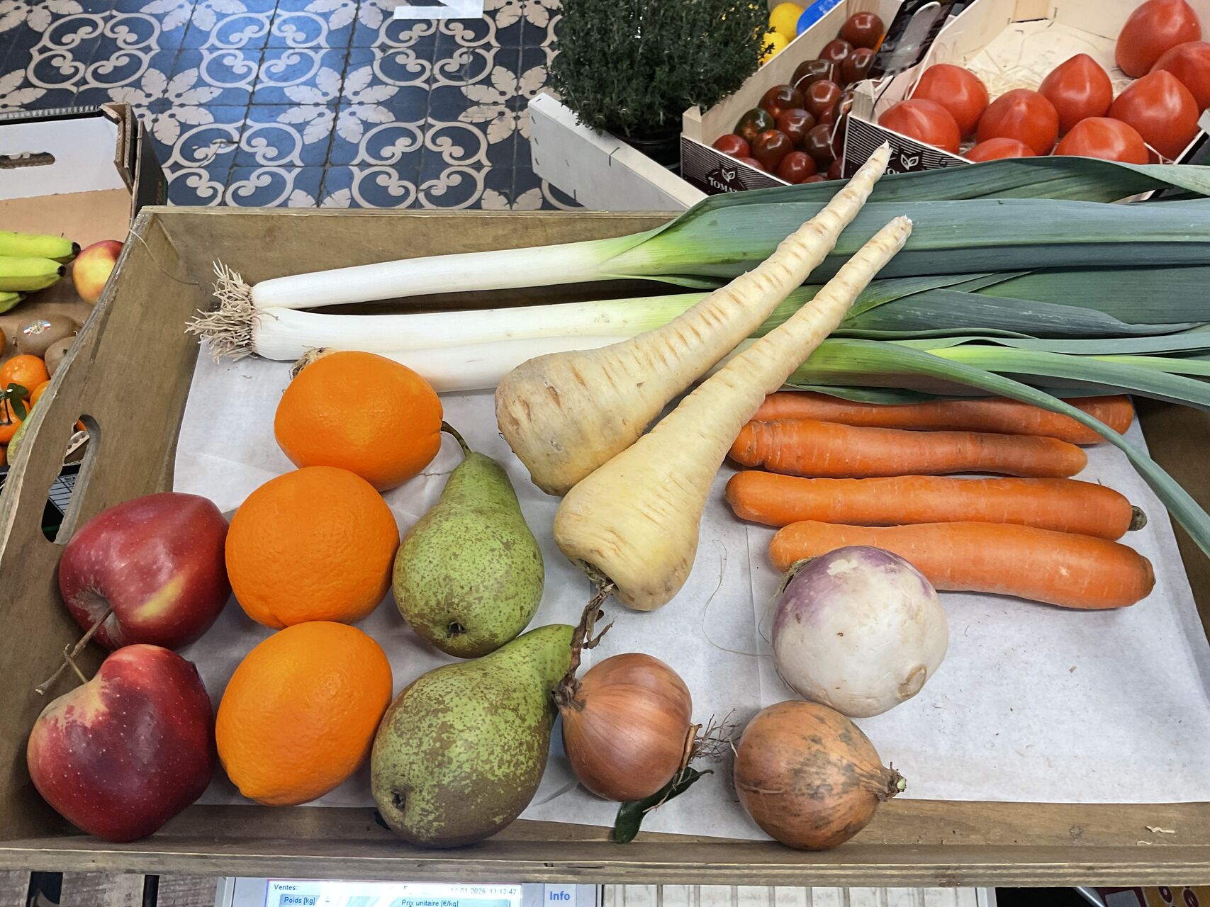 PANIER FRUITS ET LÉGUMES 8€