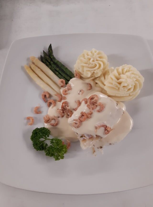 Kabeljauw met asperges 