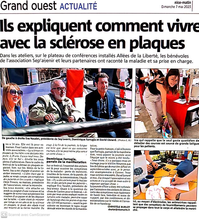 Festival SEP de Cannes avec Sep'avenir et leur parrain D. Farrugia !!