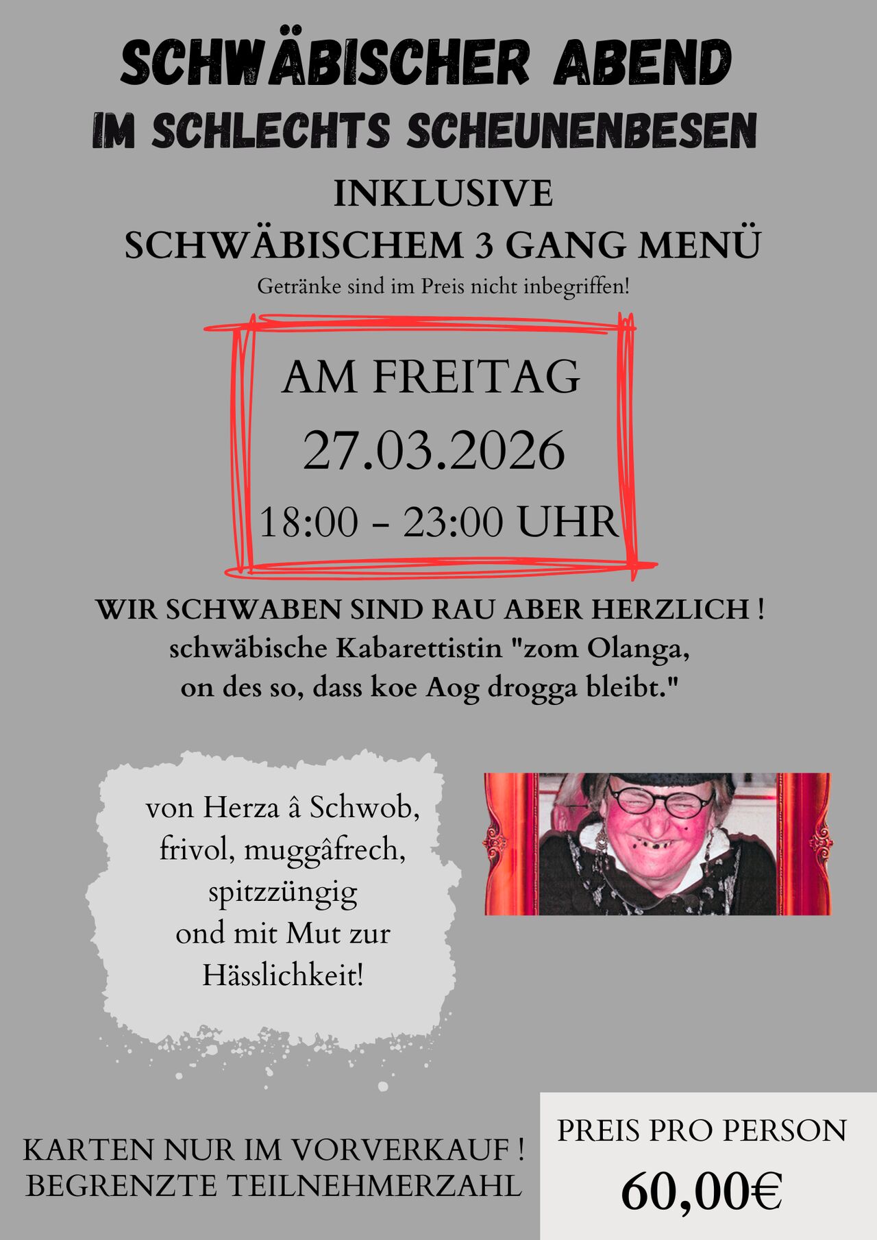 Schwäbischer Abend 27.03.2026