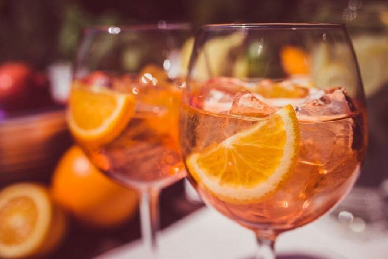 Orzeźwiający drink.