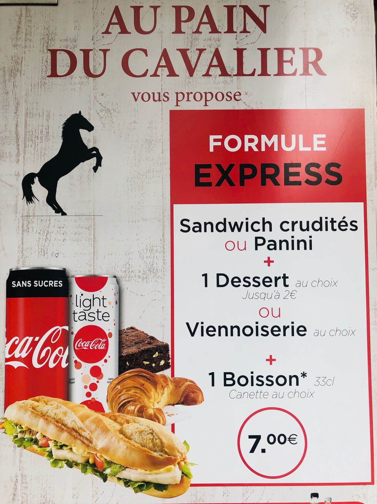 Formule EXPRESS à 7€