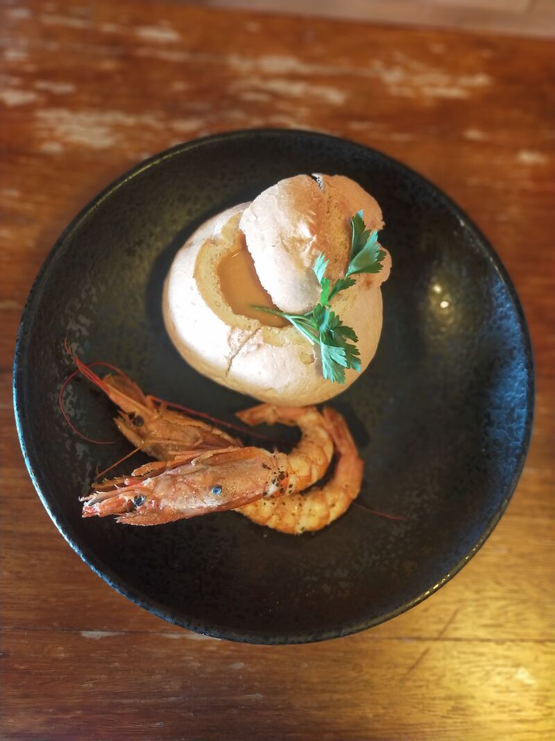 Bisqué de langostinos