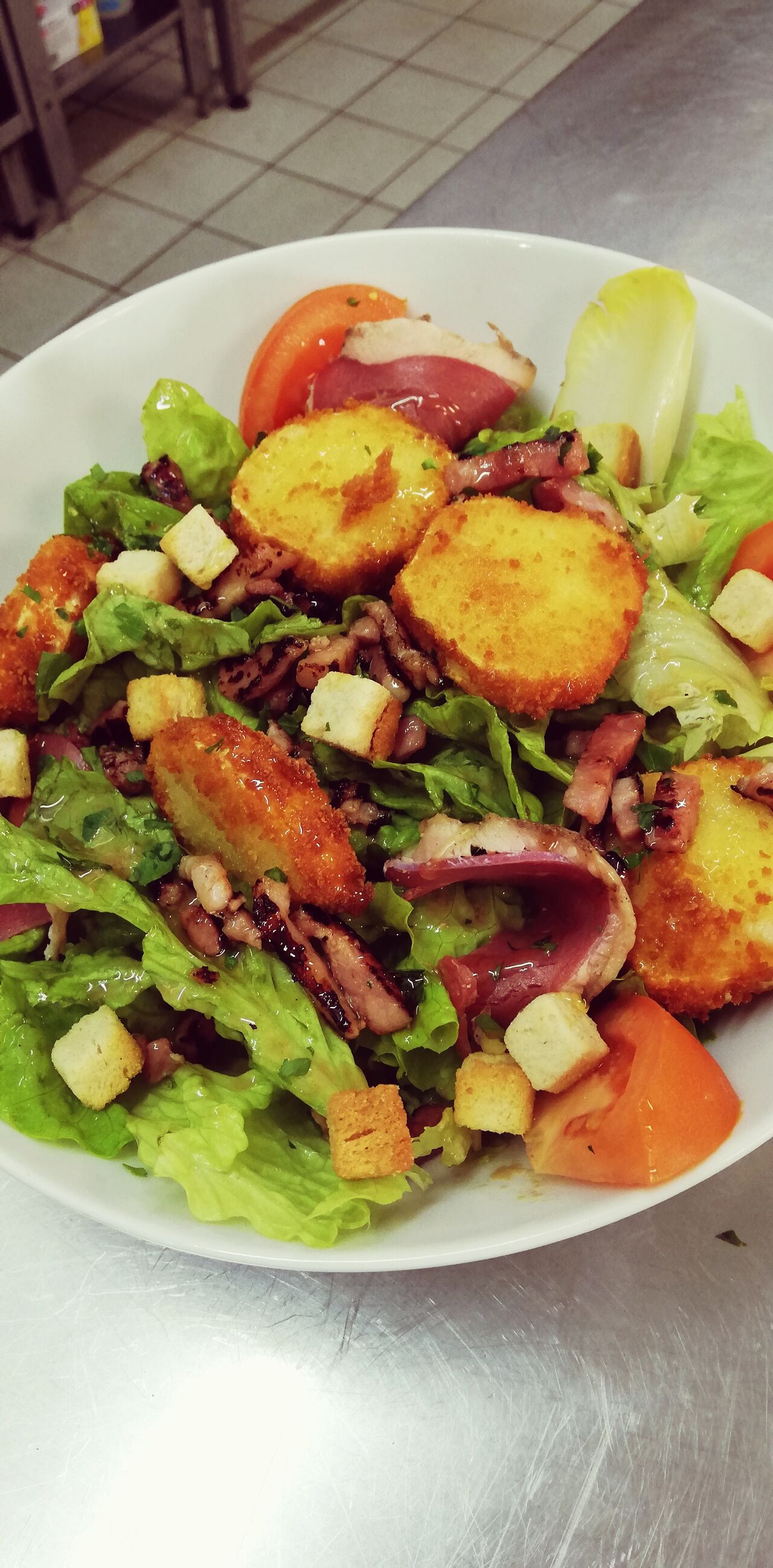 Salade de Chevre chaud 