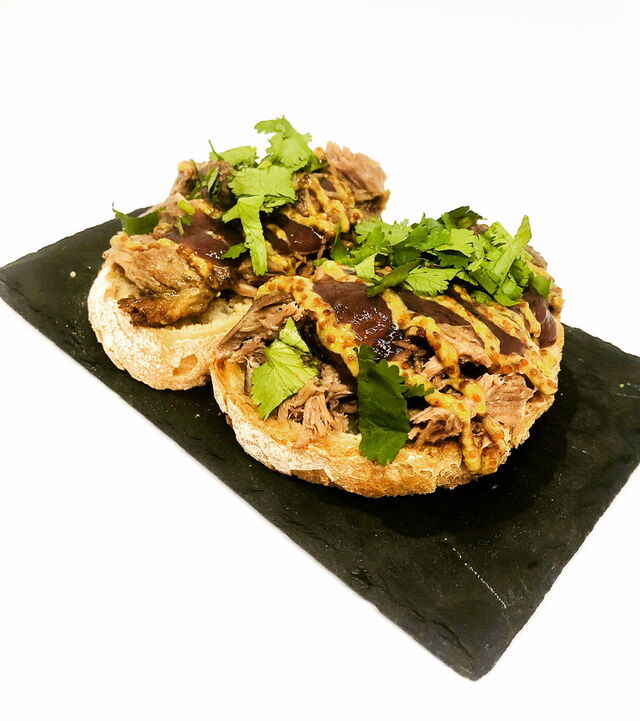 Brusqueta de Bochecha decPorco