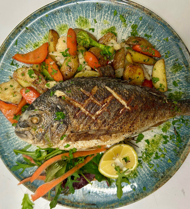 Gegrillte Dorade 