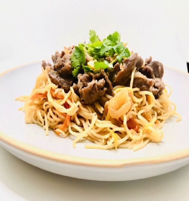 Yakisoba au boeuf 