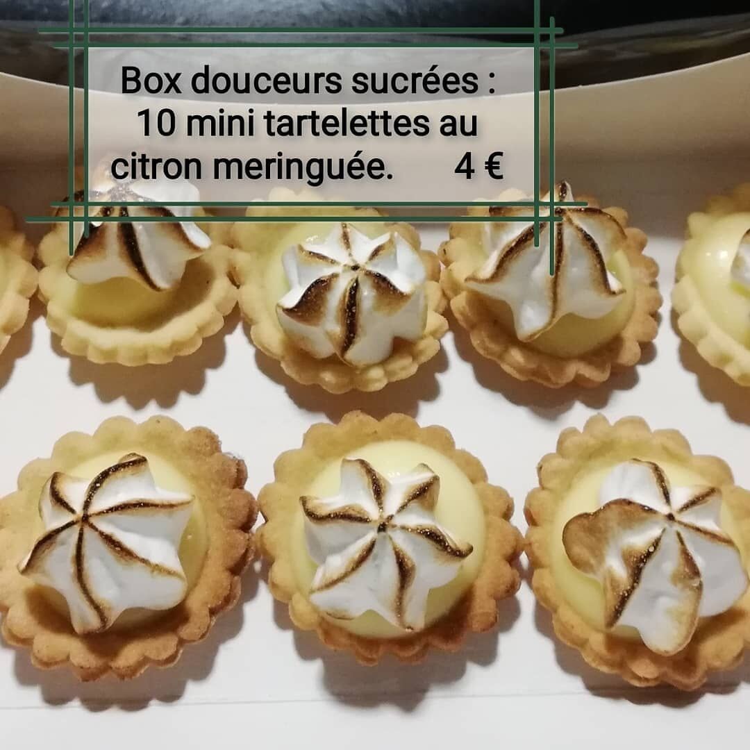 Box douceurs sucrées du 9 et 10 juillet 2021 