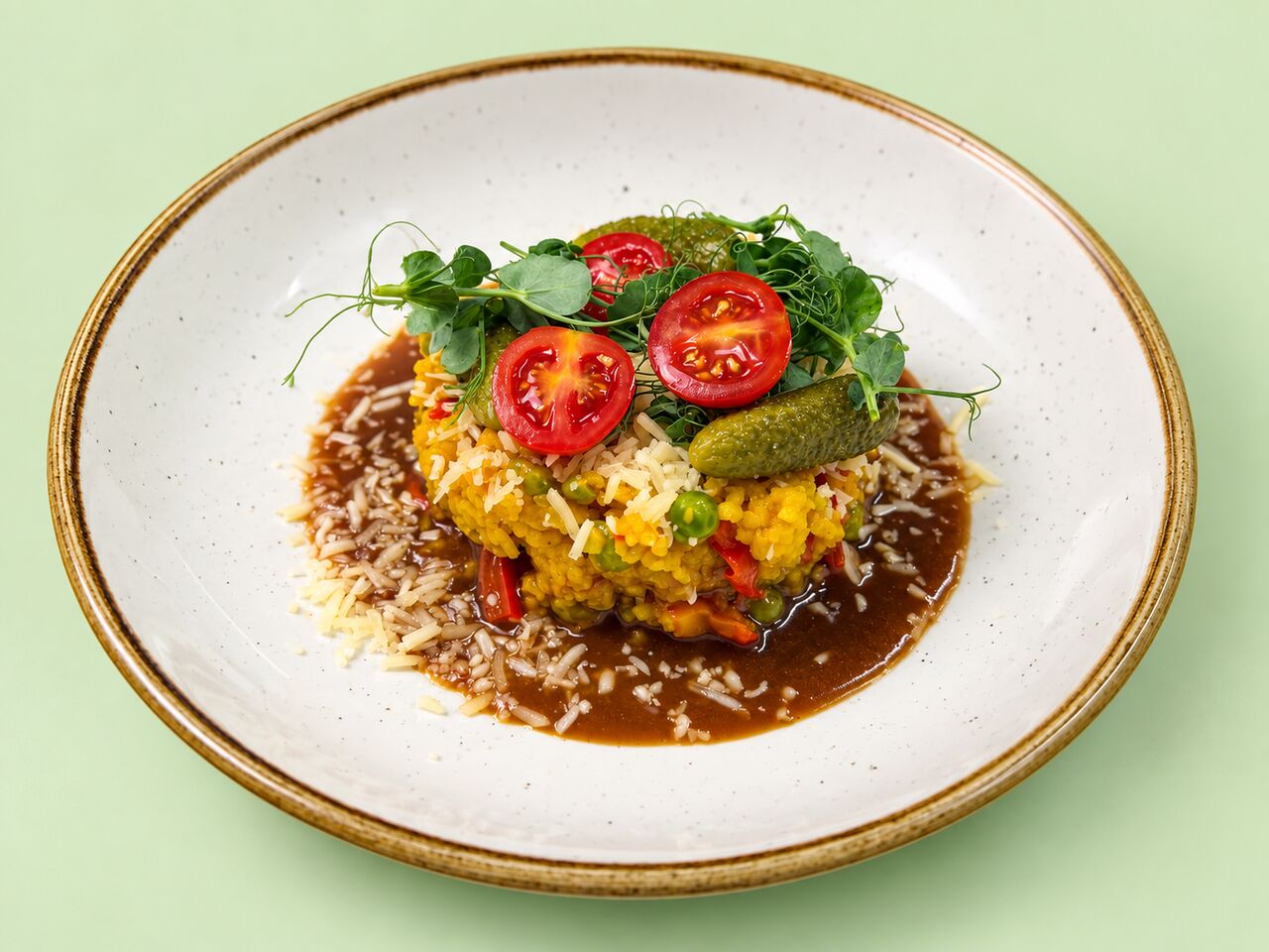Menü 1: Serbisches Risotto 