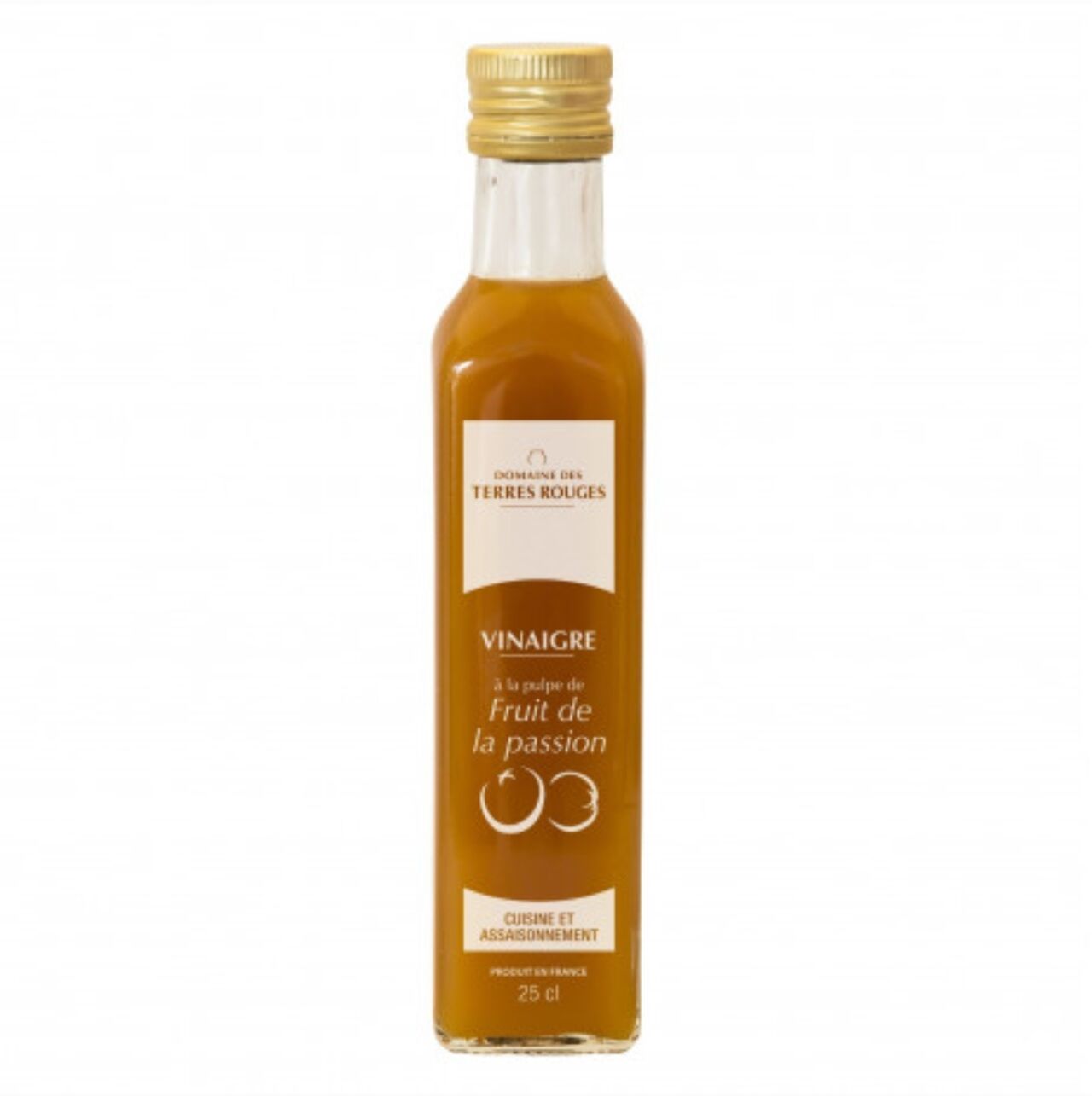 Vinaigre à la pulpe de fruits-fruit de la passion - 25cl - 8,70€