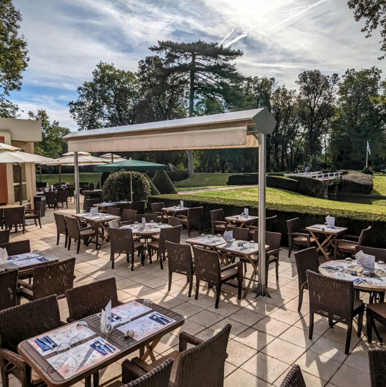 Ouverture de notre terrasse