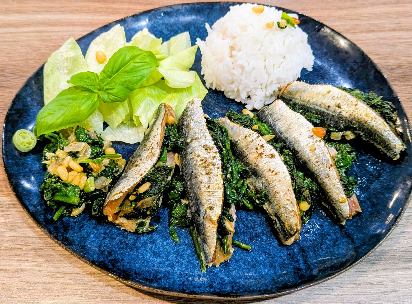 Le mercredi Sardines farcies au vert 9.50€ à emporter