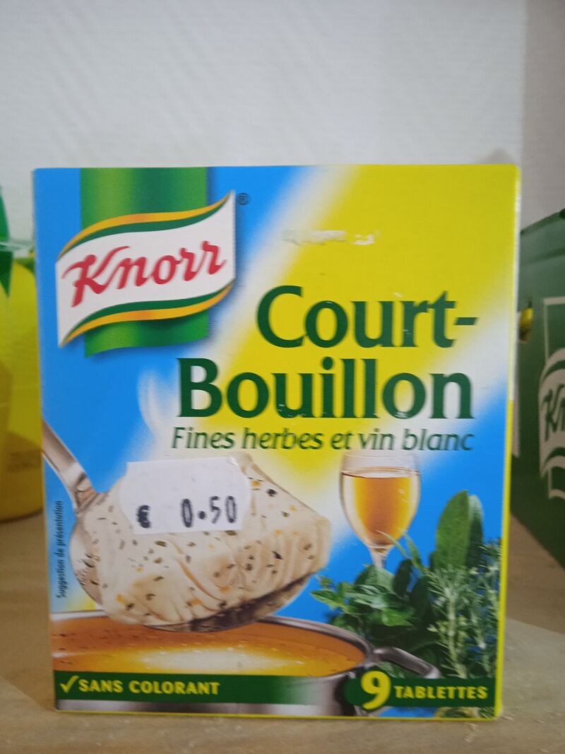 Court bouillon 0.50€