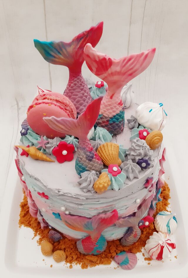 gâteau sirènes