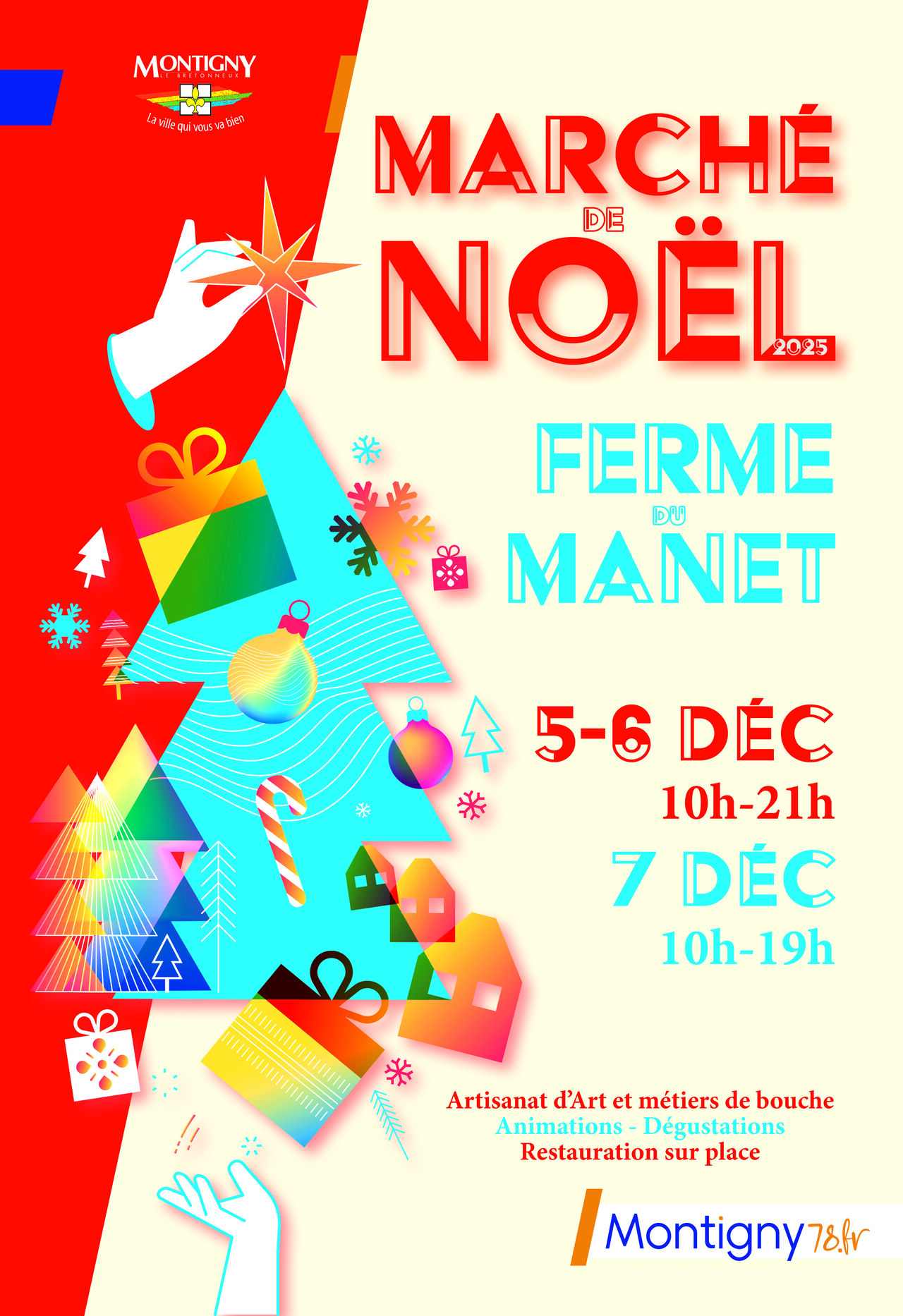 Le Marché de Noël de Montigny-le-Bretonneux - Ferme du Manet, du vendredi 05 au dimanche 07 décembre 2025