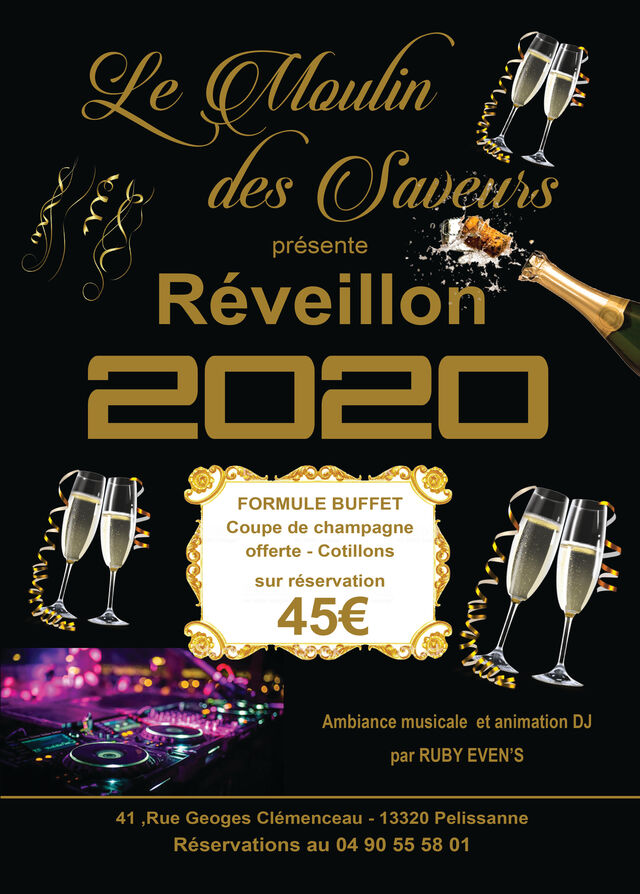 QU'AVEZ VOUS PRÉVU POUR LE JOUR DE L'AN ?
NOUS ON SAIT !!
POUR CETTE OCCASION, LE RESTAURANT DES SAVEURS VOUS PRÉSENTE 