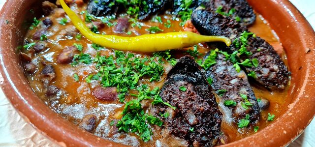 Ilar Gorria (haricot rouge, boudin basque)