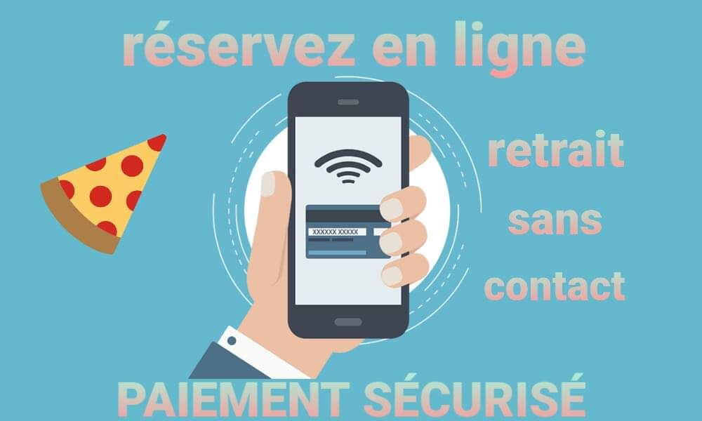 Réservez vos pizzas via l'application authentique pizzas