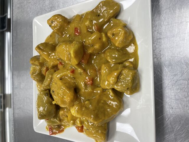 Magro de cerdo a la mostaza 