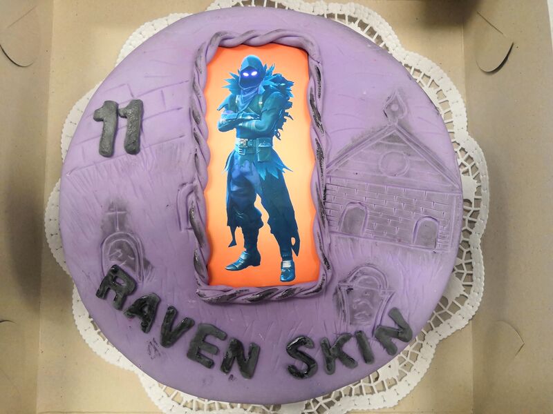 Raven skin
