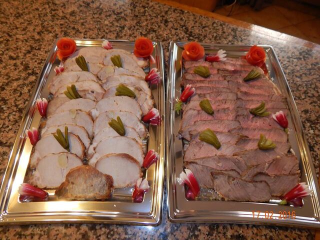 Roti de porc ,rosbeef