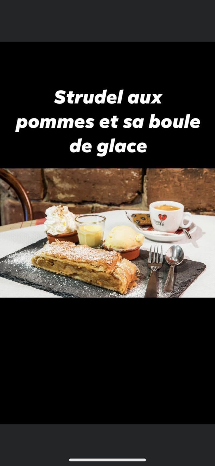 Strudel aux pommes