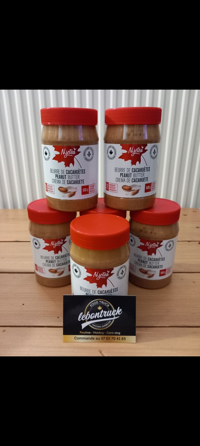 Beurre de cacahuètes croquant