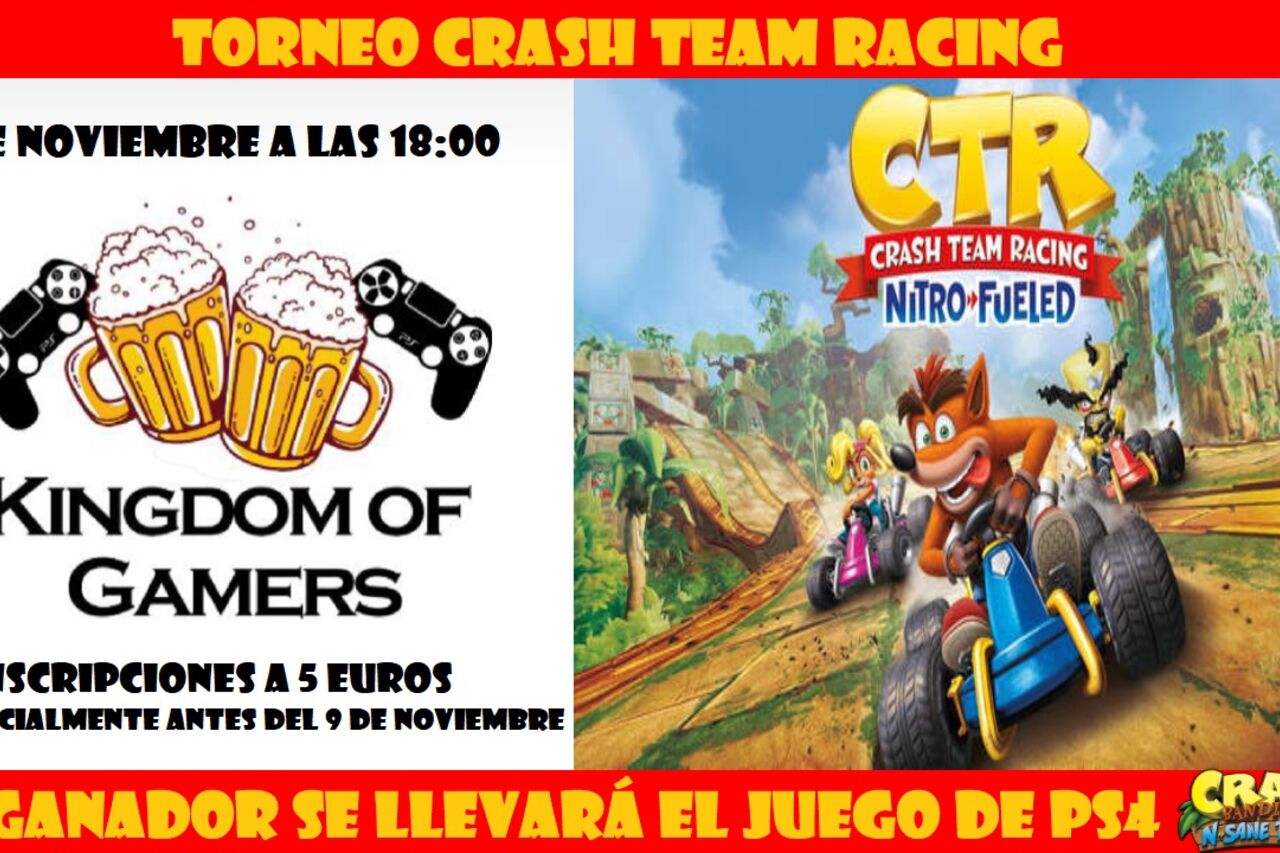 Torneo al Crash Team Racing