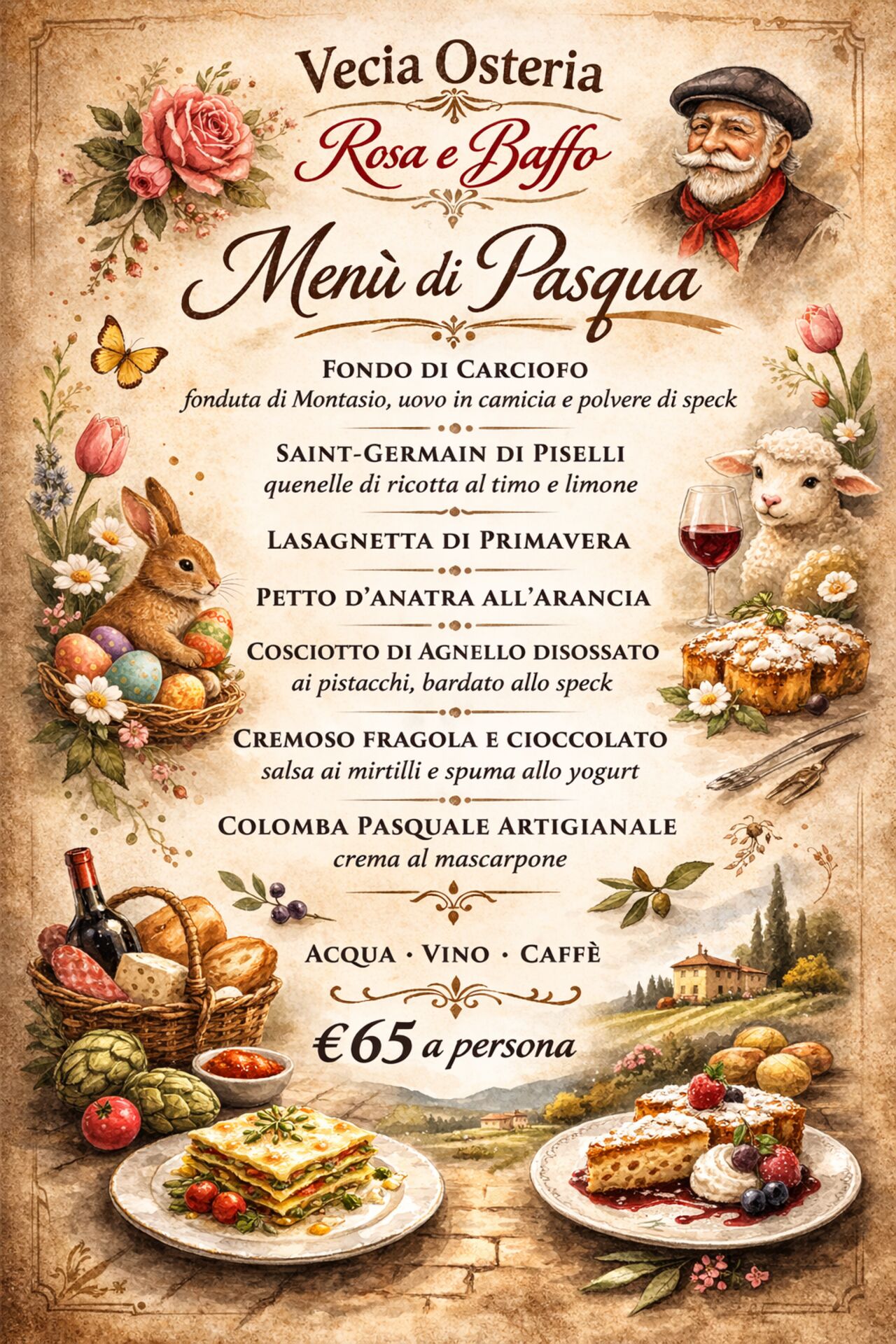 🐣🌸 Pasqua da Rosa e Baffo 🌸🐣