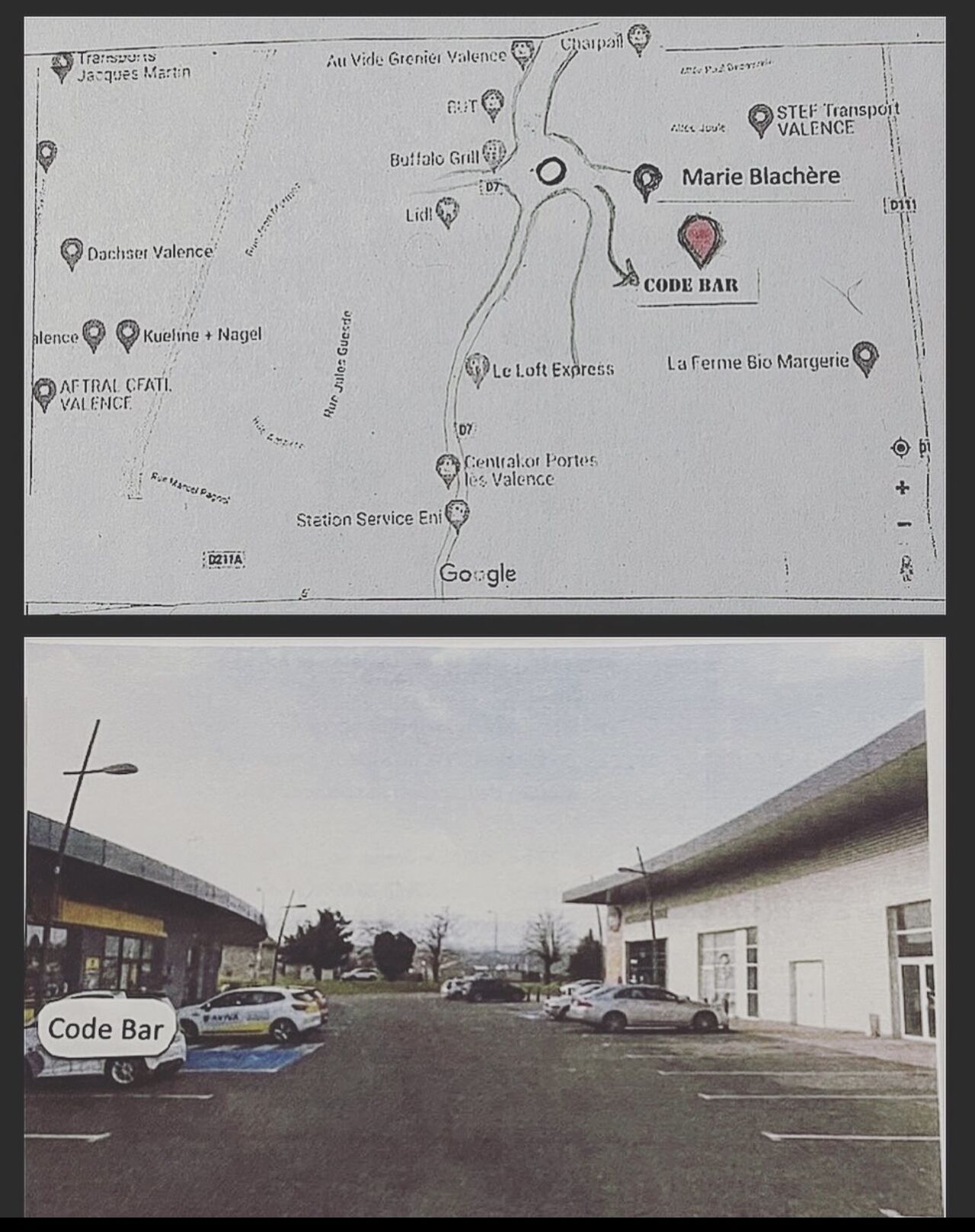 Où se trouve le Code Bar ?