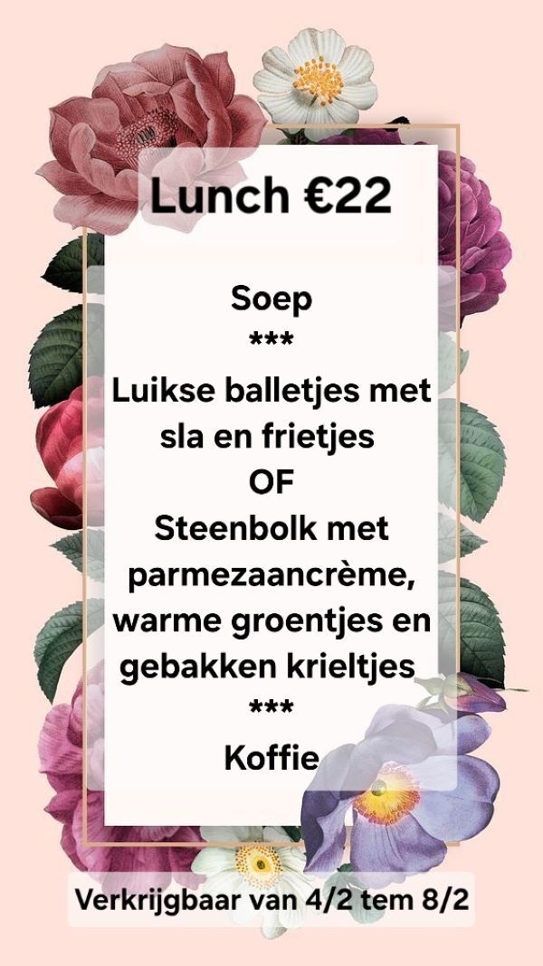 Lunch week 4 februari