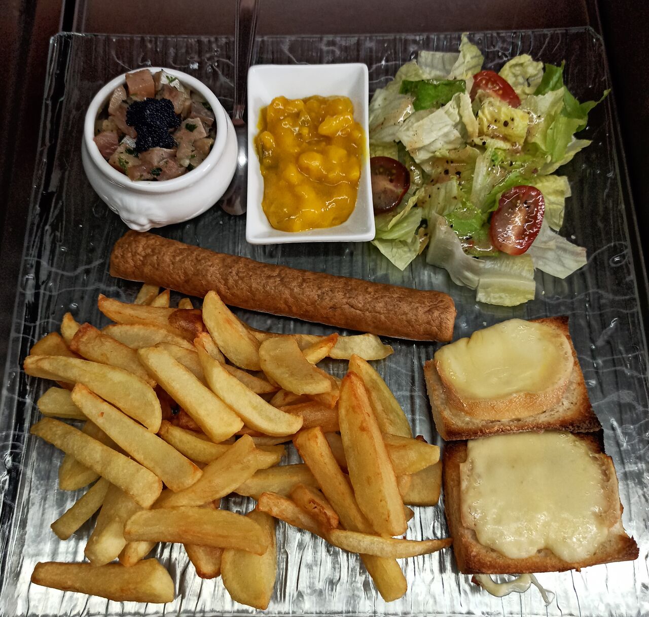 Assiette découverte